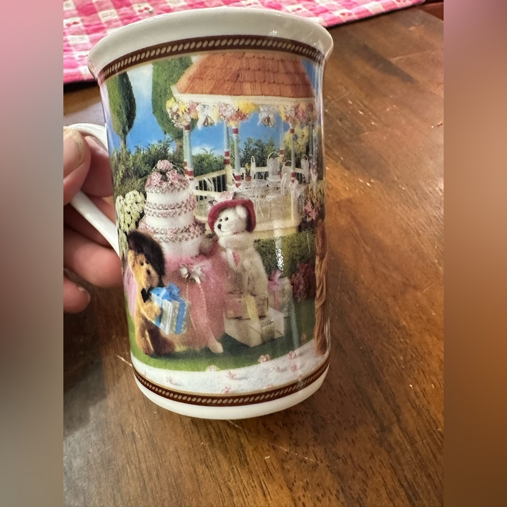 Boyds Bear Collector Mug Weddin Day Danbury Mint Coffee Cup